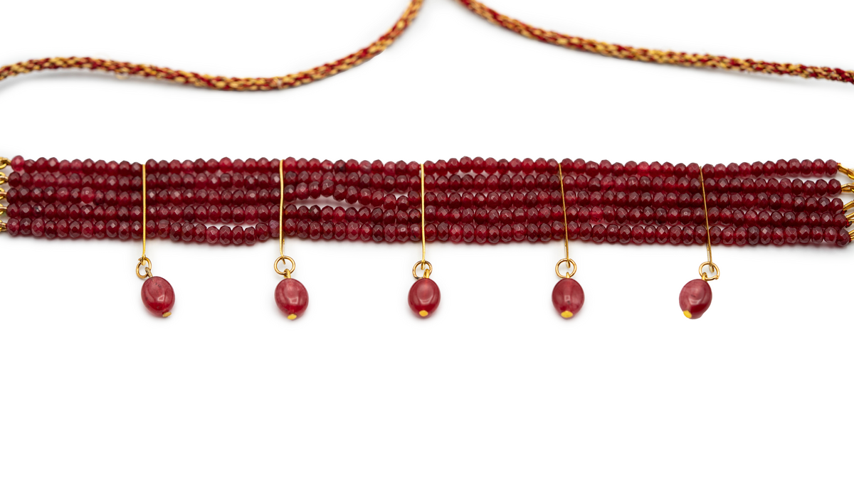 Ruby Cascade choker