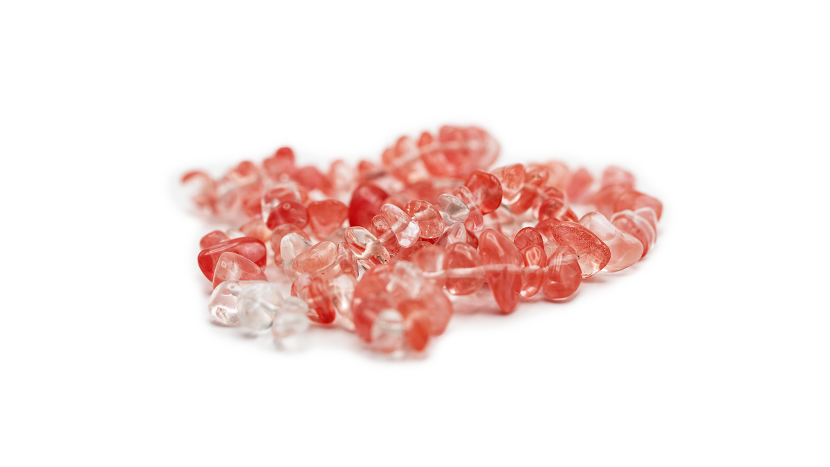 THE UNCUT. Riviere - Strawberry Quartz