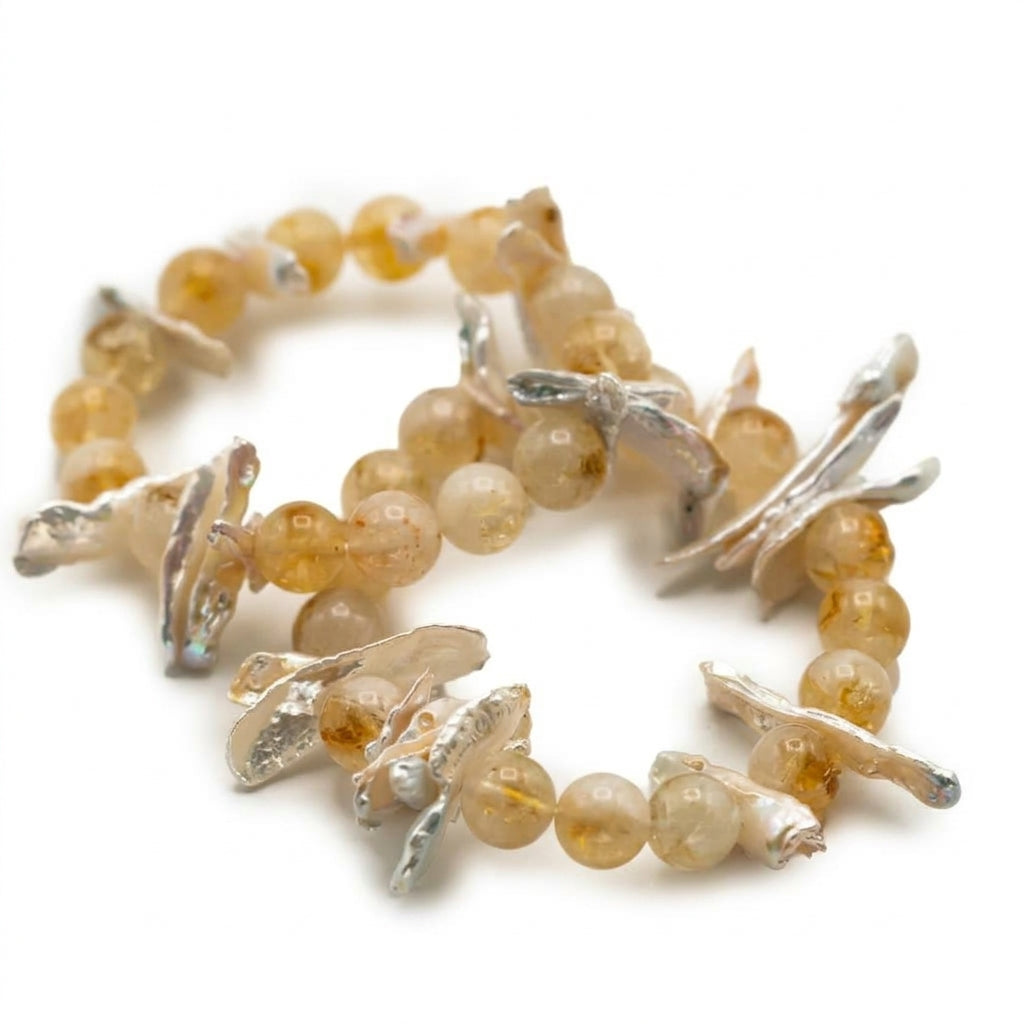 Citrine X Gajra 10mm