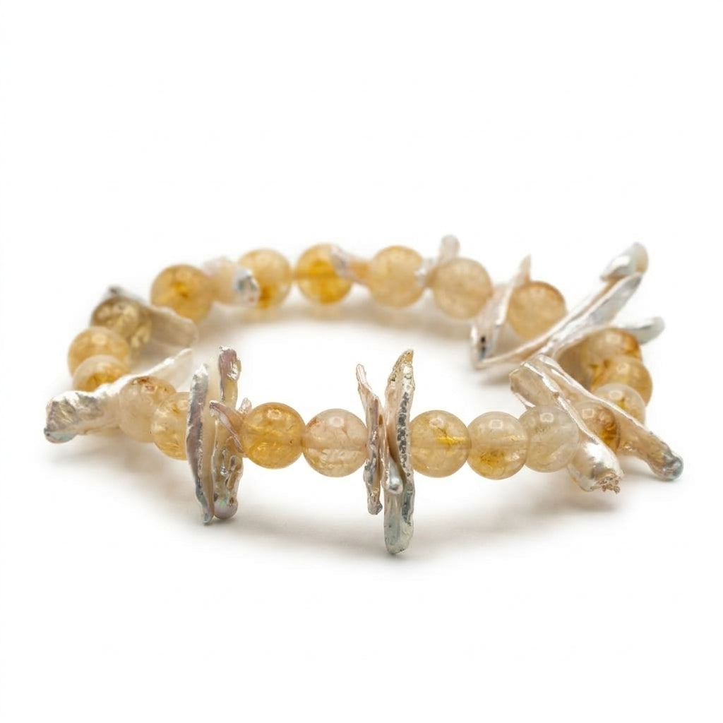 Citrine X Gajra 10mm