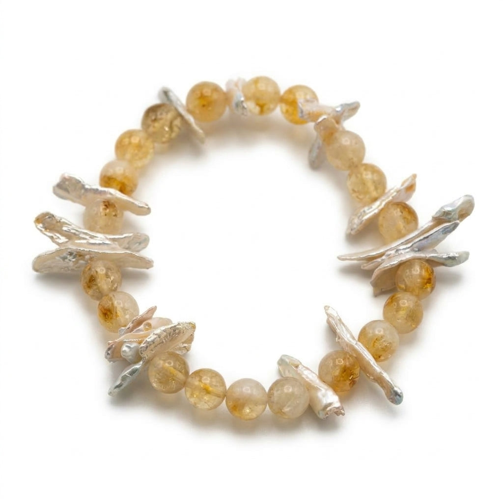Citrine X Gajra 10mm