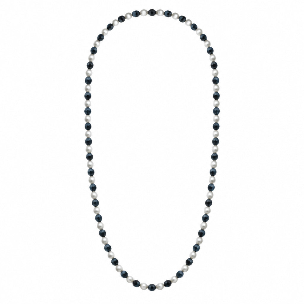 Sapphire Moons necklace detail