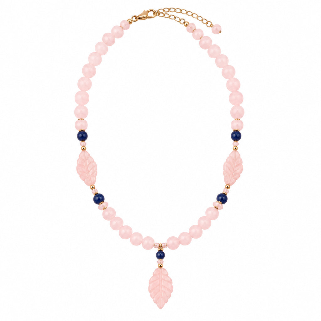 Moonlit Agate Necklace close-up
