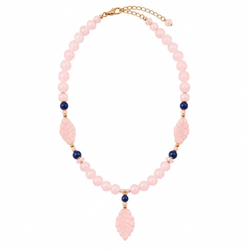 Moonlit Agate Necklace close-up