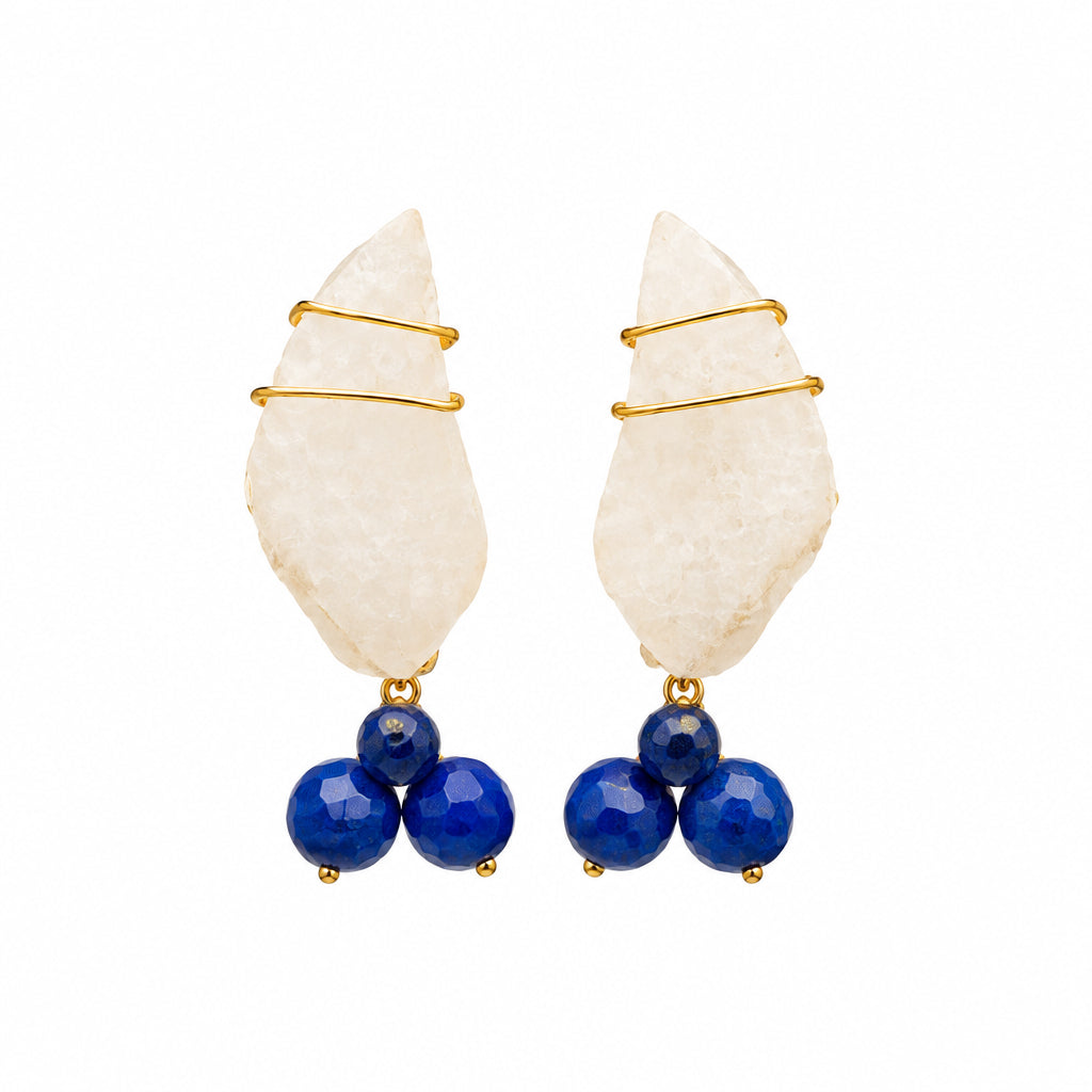 Moonlit Agate Earrings
