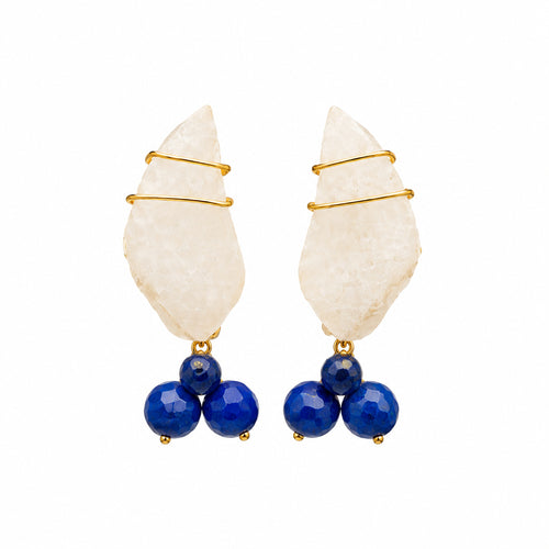 Moonlit Agate Earrings