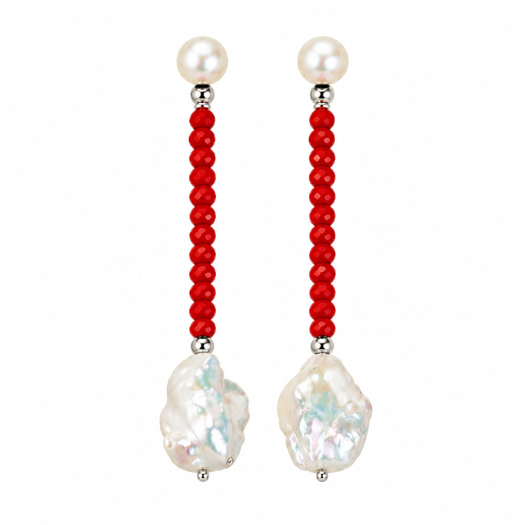 Coral Cashmere 3-piece coral gemstone set